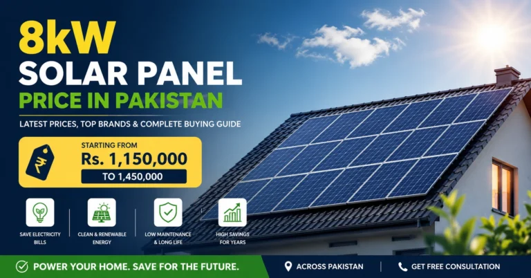 8kW Solar Panel Price in Pakistan