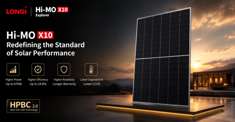 LONGi HiMO X10 Solar Panel