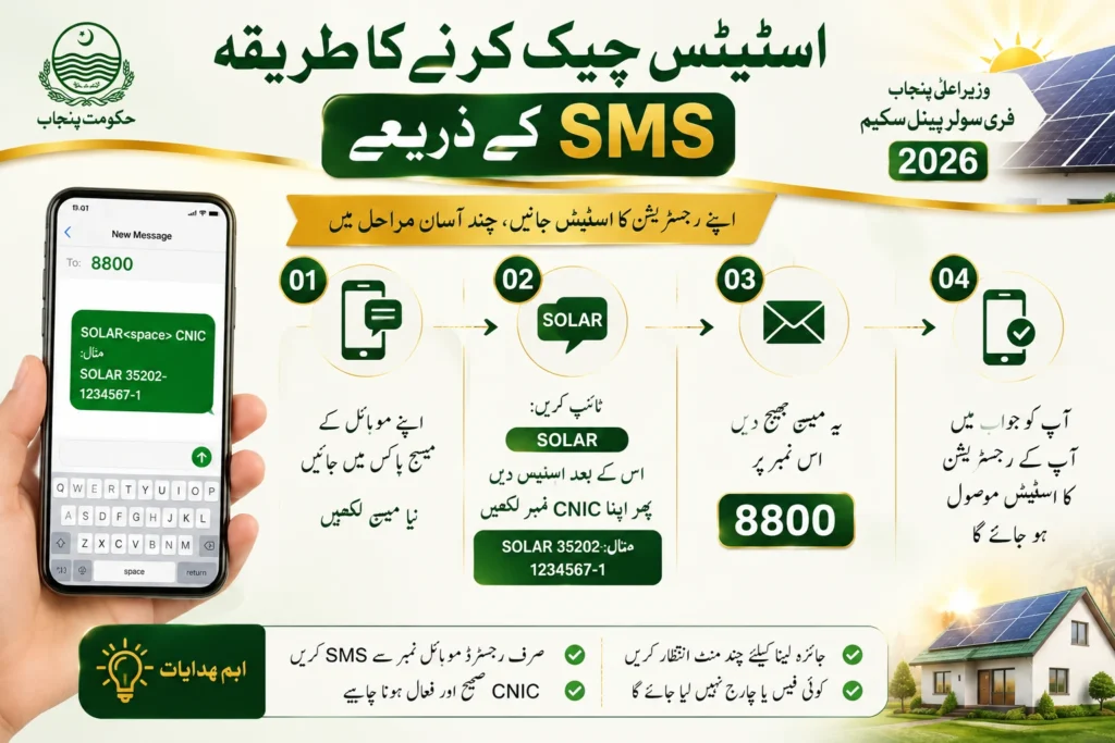 How to Check Status via SMS