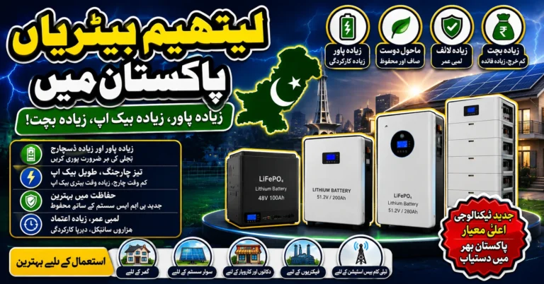 Lithium Batteries in Pakistan