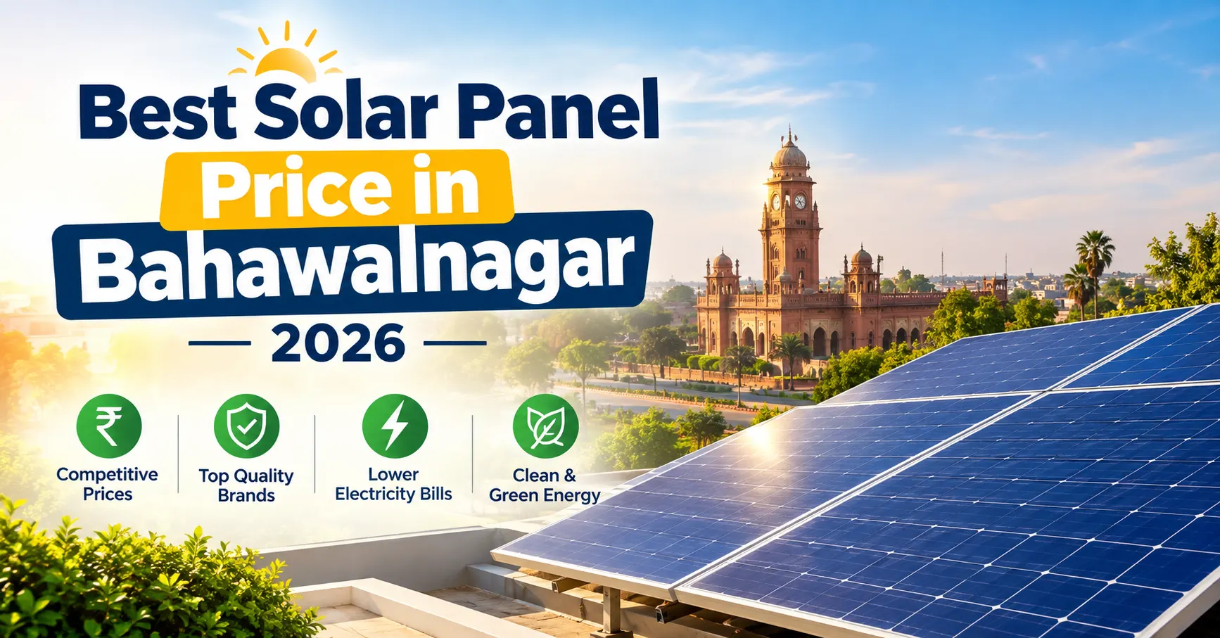 Best Solar Panel Price in Bahawalnagar 2026