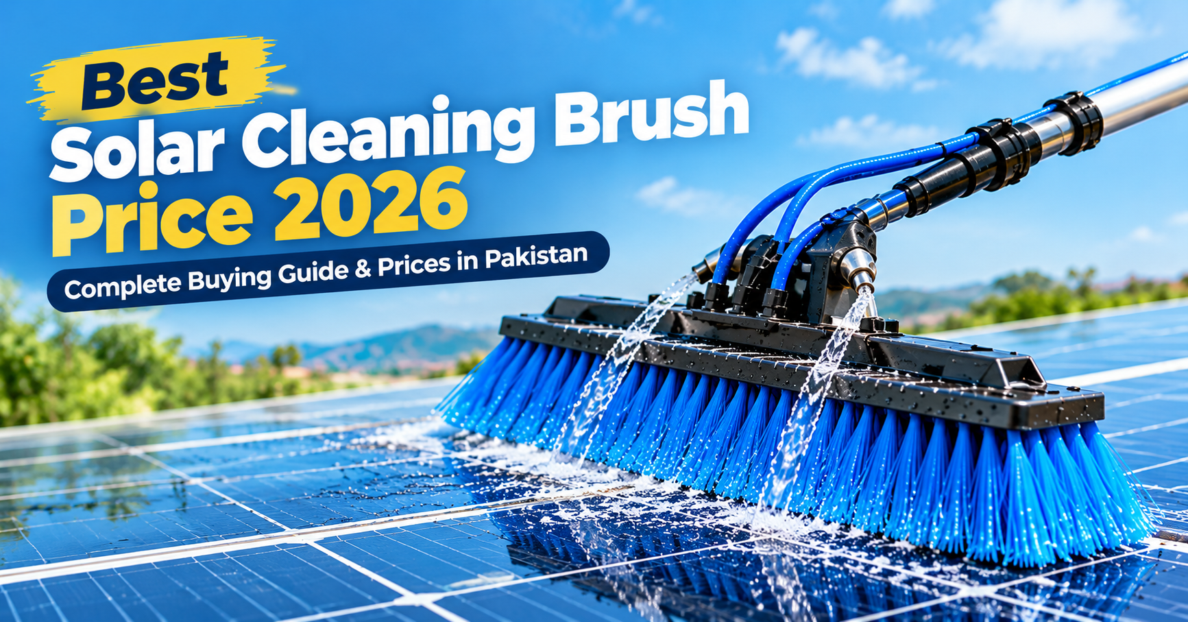 best solar cleaning brush price 2026