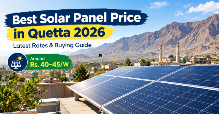 best solar panel price in Quetta 2026