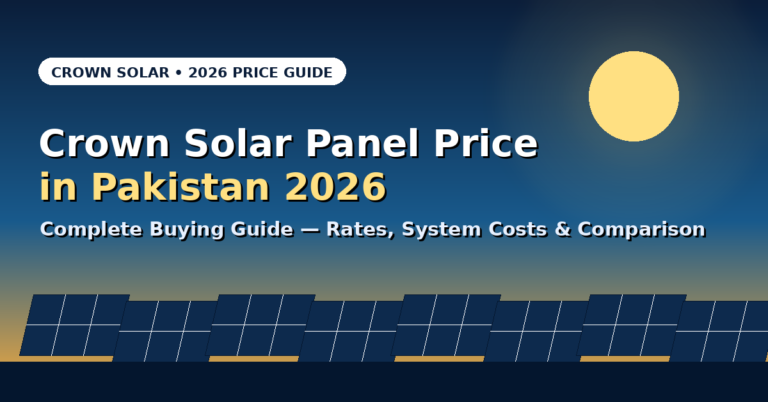 Crown solar panel price guide featured image