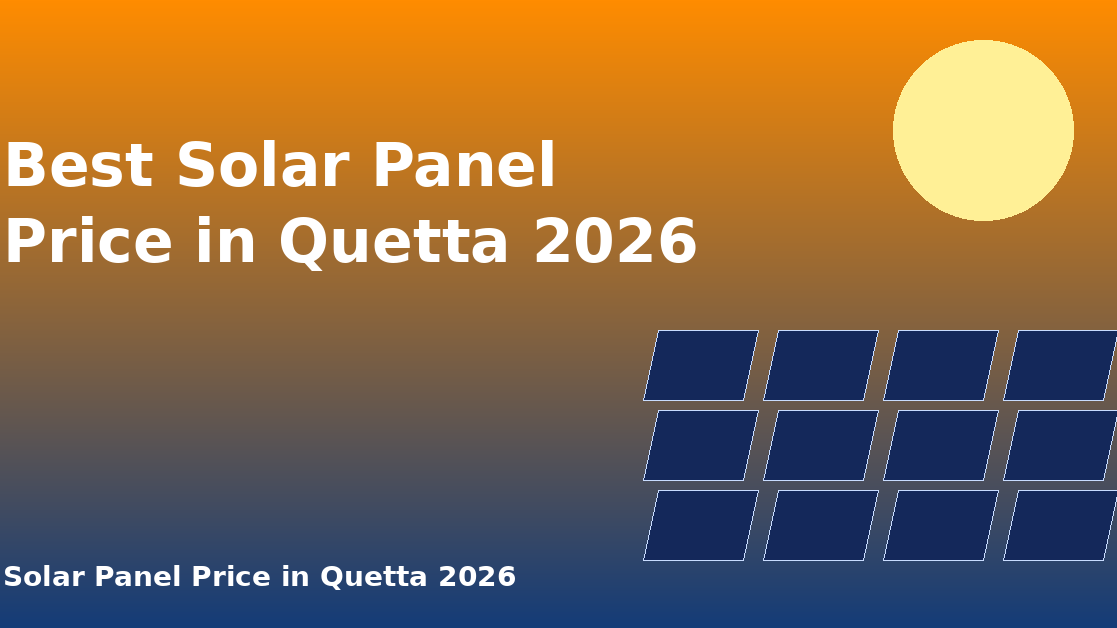 Best solar panel price in Quetta
