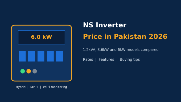 NS Inverter Price in Pakistan 2026
