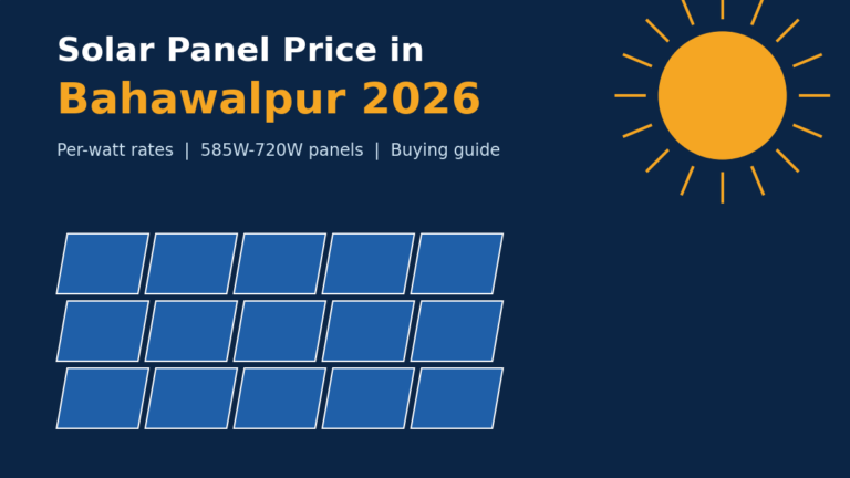Solar Panel Price in Bahawalpur 2026