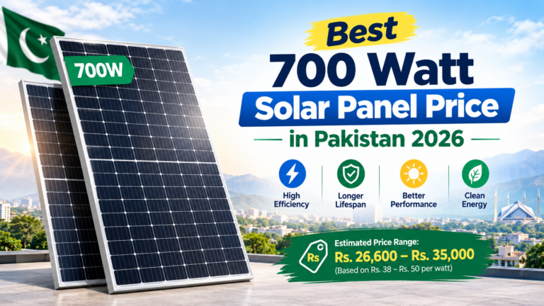 Best 700 Watt Solar Panel Price in Pakistan