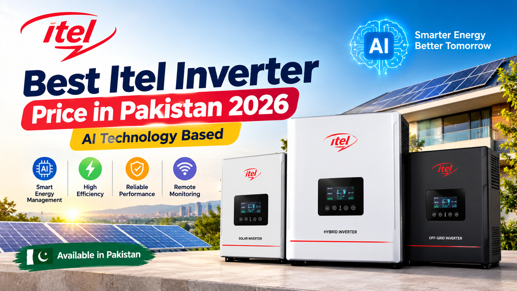 Best itel inverter price in pakistan-AI technology based