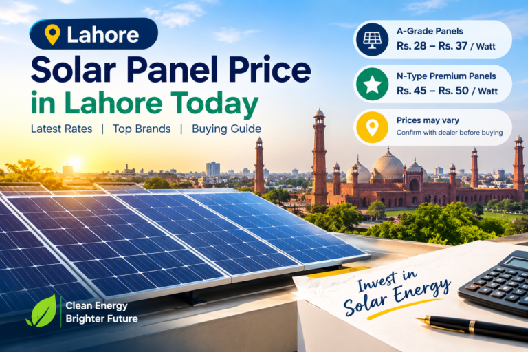 solar panel price in Lahore