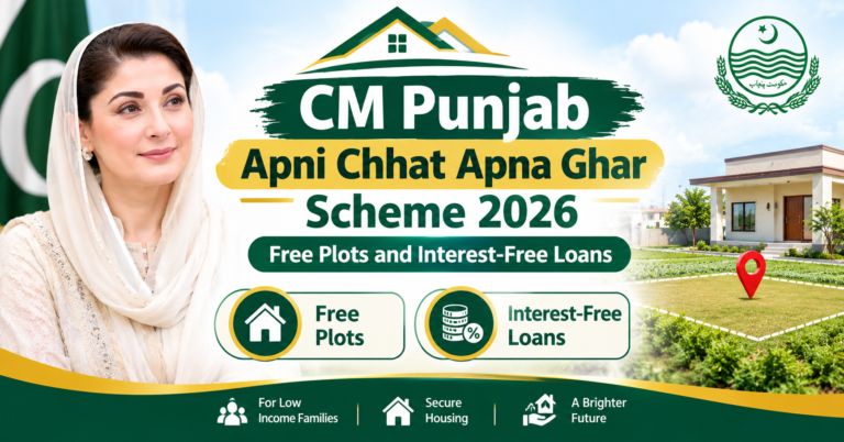 CM Punjab Apni Chhat Apna Ghar Scheme 2026: Free Plots and Interest-Free Loans